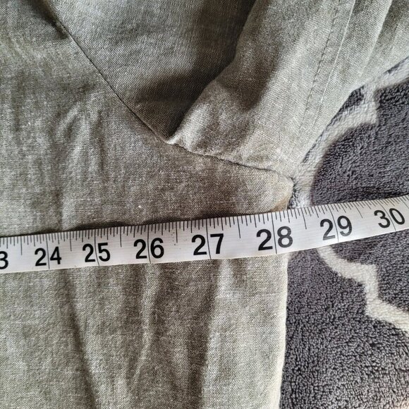 Mens Banana Republic Linen Blend Bomber Jacket Size Xxl Lighweight Zip Pockets - Picture 7 of 9